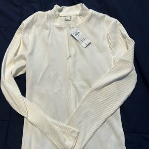 Large white bodysuit from Abercrombie